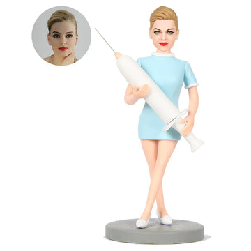 Muñeca Enfermera Personalizada Figuras Personalizadas para Regalar a Enfermera